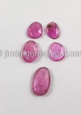 Rubellite Rose Cut Slices